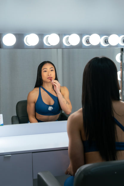 Sun Kissed Panterita Cross Shoulder Bra