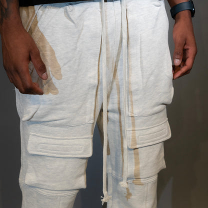 Cargo Washed Sweat Pants