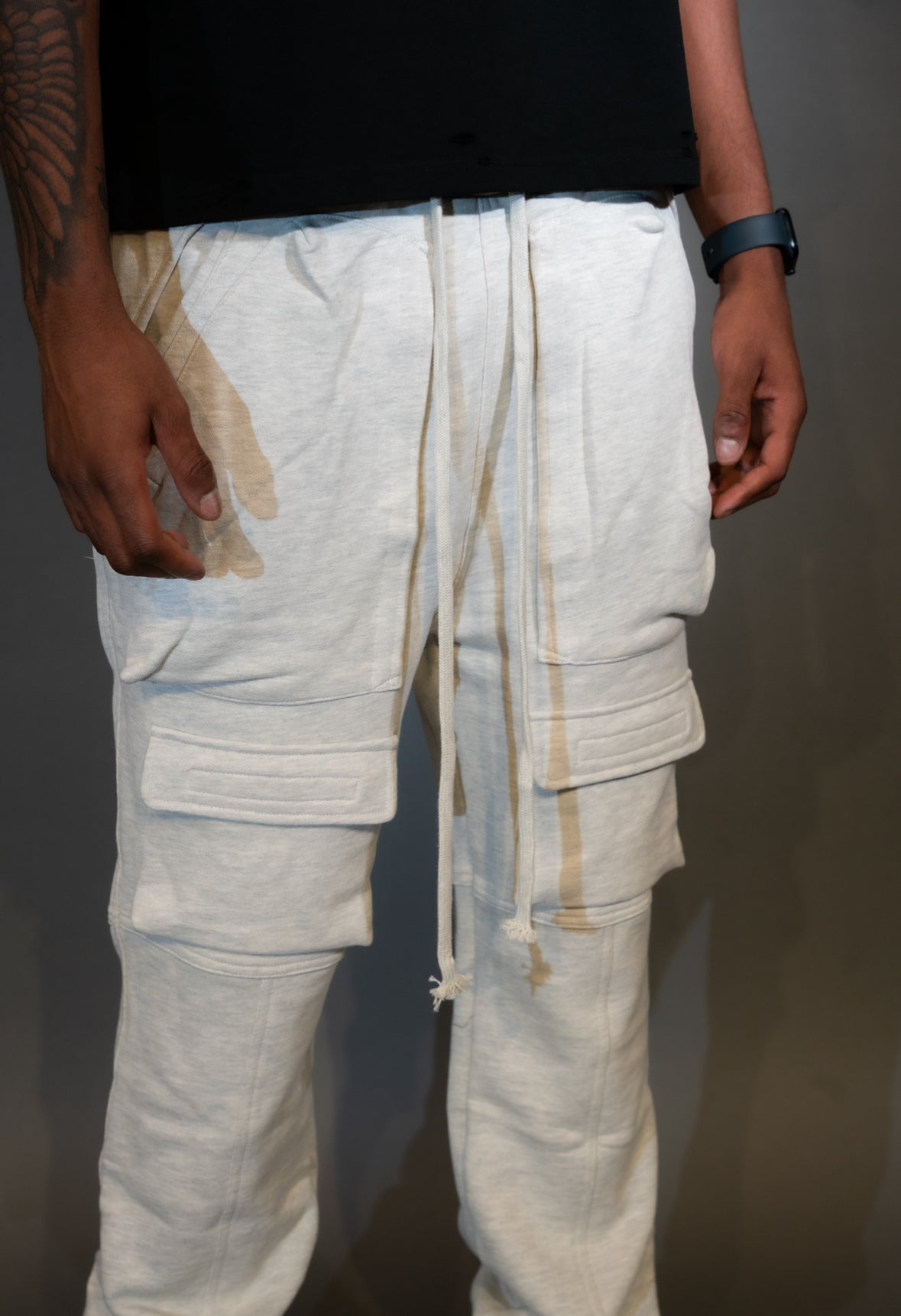 Velcro cargo fashion pants