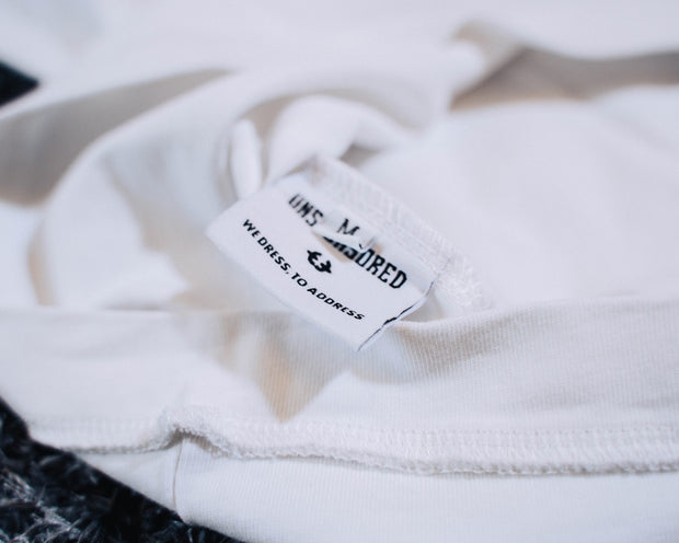 Reverse Washed Tee White