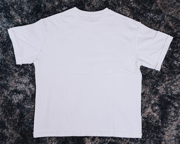 Reverse Washed Tee White