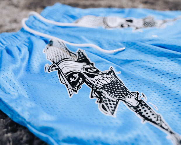 Lightning Skull Shorts