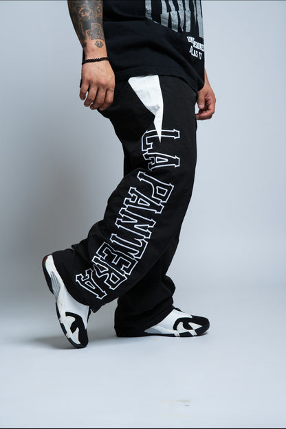 Dark Summer Track Sweats- The Panther Lives On