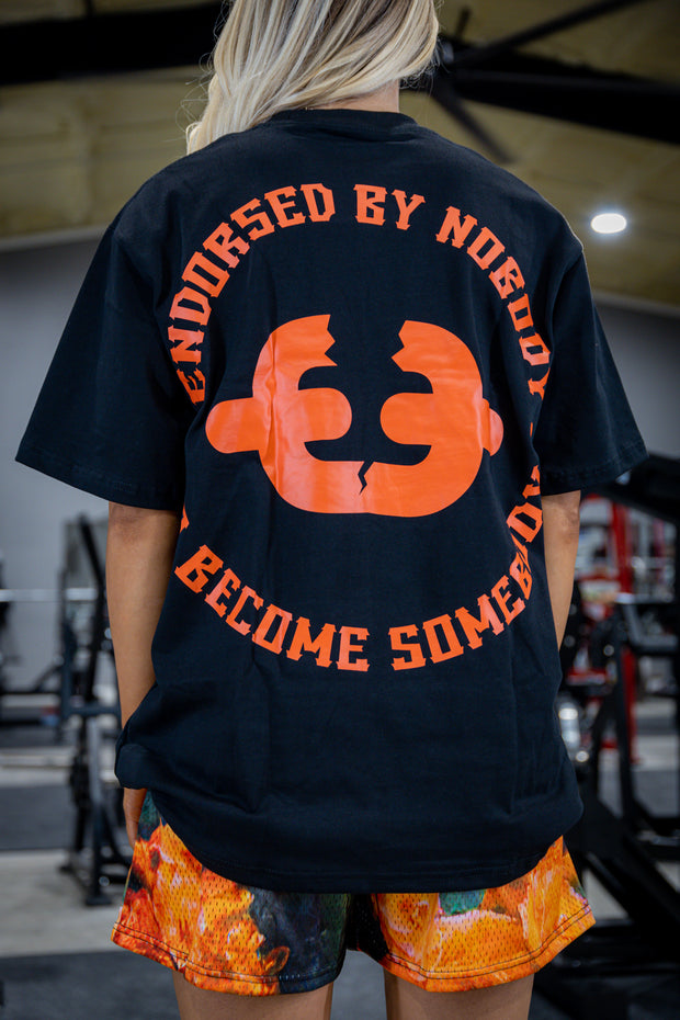 Orange Flourish Shirt