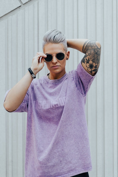 Washed Tee ‘Purple’